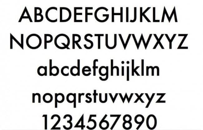 Origen de la tipografía Futura 27 Origen Tipografía Futura