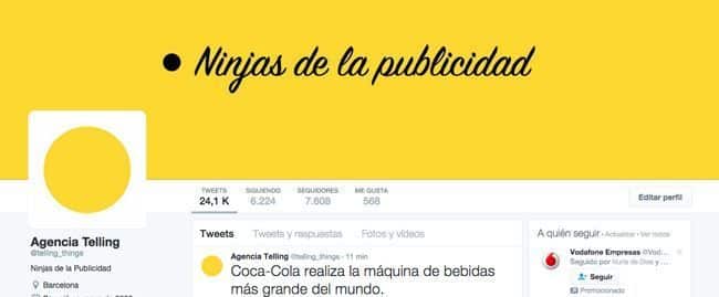 Medidas de la nueva cabecera de Twitter 5 Cabecera Twitter Agencia de Publicidad Telling