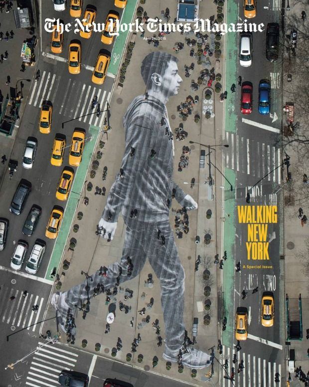 La espectacular portada del New York Times 10 walking new york