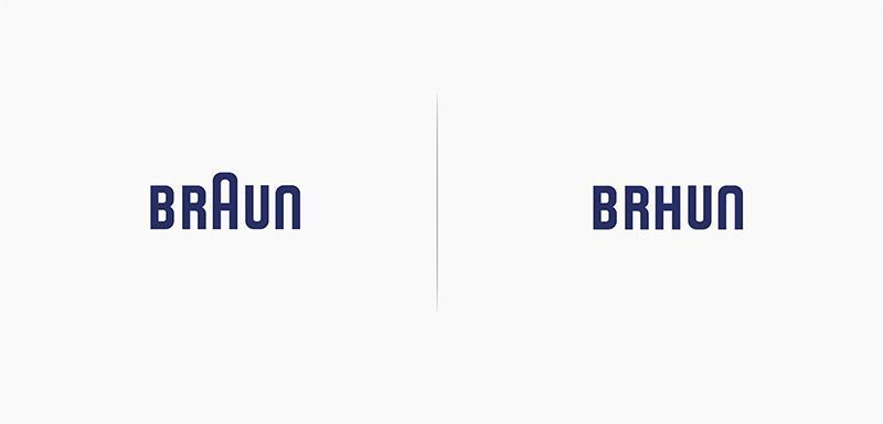 Logotipos rediseñados bajo los efectos de sus productos 22 Rediseño Logo Braun