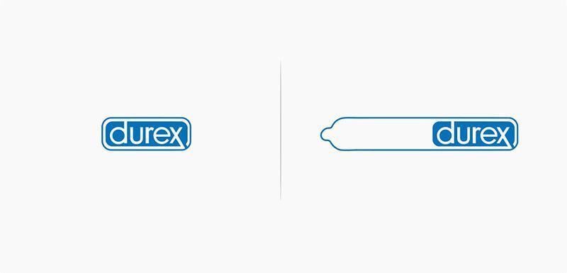 Logotipos rediseñados bajo los efectos de sus productos 19 Rediseño Logo Durex