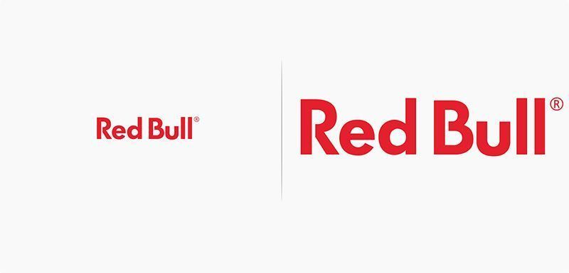 Logotipos rediseñados bajo los efectos de sus productos 21 Rediseño Logo Reb Bull