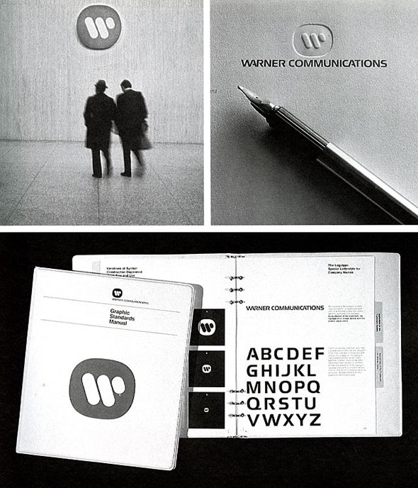 Grandes Diseñadores Gráficos: Saul Bass 32 Logotipo de Warner Music Group por Saul Bass