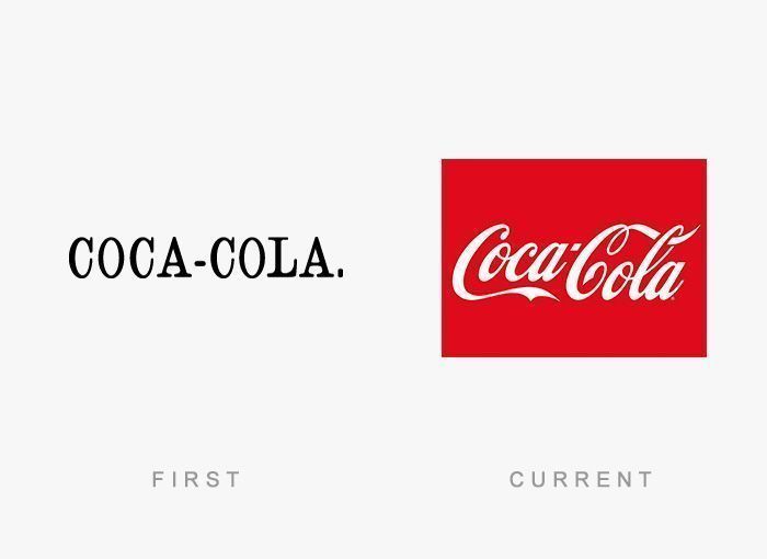 Como era el primer logotipo de las grandes marcas 107 Logo Coca-Cola Antes y Ahora