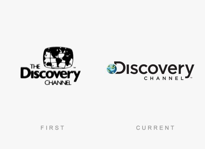 Como era el primer logotipo de las grandes marcas 85 Logo Discovery Antes y Ahora