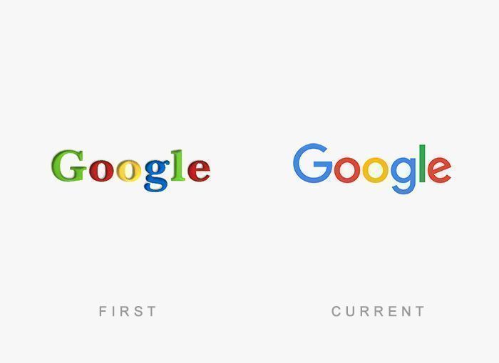 Como era el primer logotipo de las grandes marcas 98 Logo Google Antes y Ahora