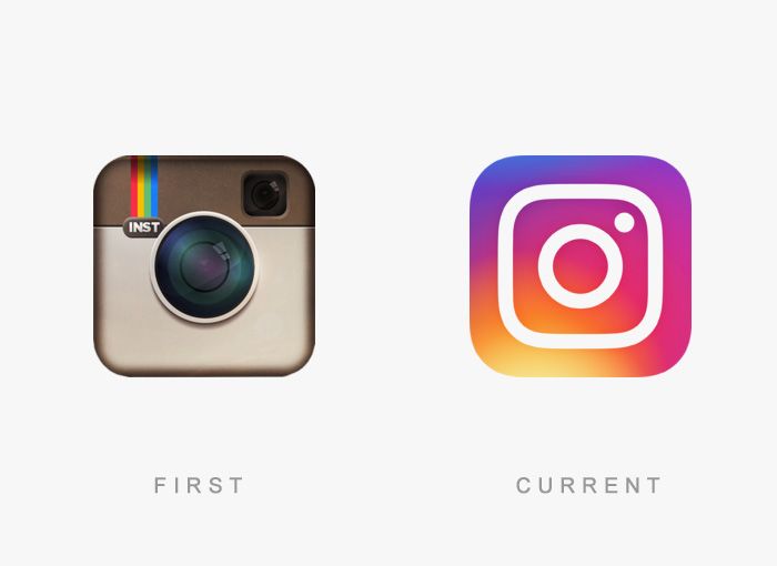 Como era el primer logotipo de las grandes marcas 83 Logo Instagram Antes y Ahora