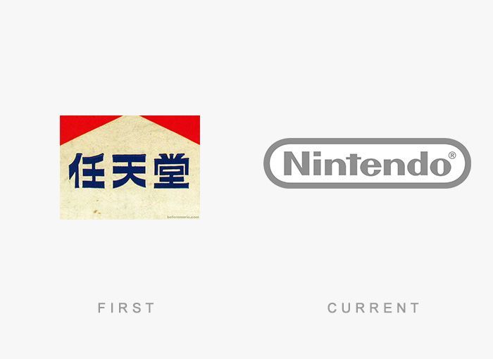 Como era el primer logotipo de las grandes marcas 86 Logo Nintendo Antes y Ahora