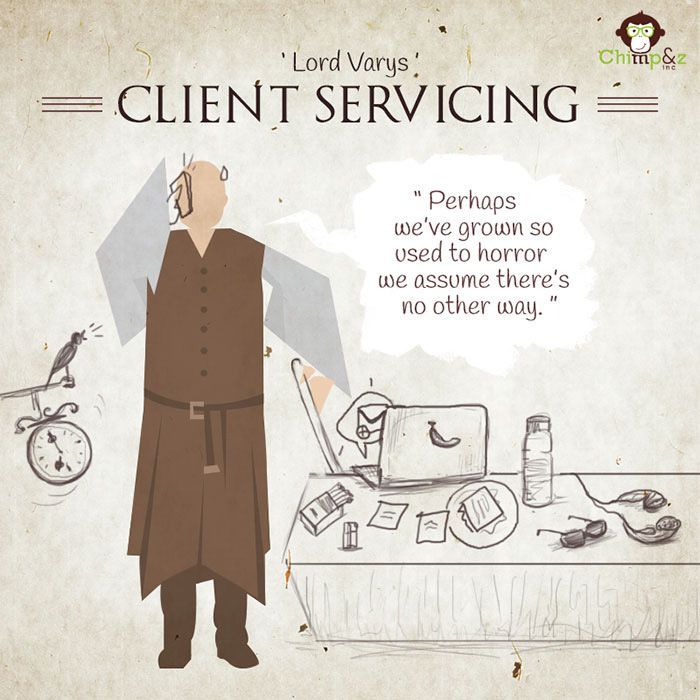 Los personajes de Game of Thrones en una agencia de publicidad 40 Agencia de Publicidad - Atención Cliente