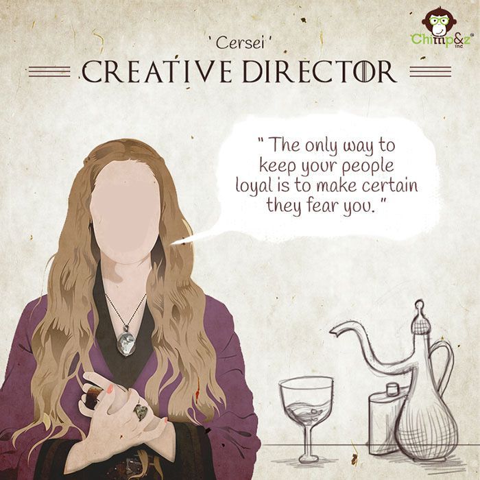 Los personajes de Game of Thrones en una agencia de publicidad 45 Agencia de Publicidad - Director Creativo