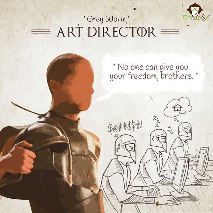 Los personajes de Game of Thrones en una agencia de publicidad 44 Agencia de Publicidad - Director Arte