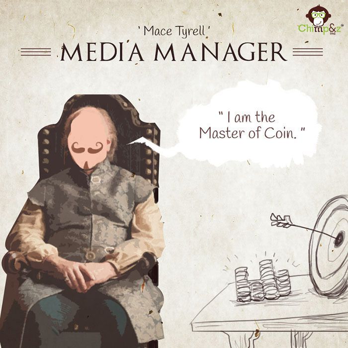 Los personajes de Game of Thrones en una agencia de publicidad 36 Agencia de Publicidad - Media manager