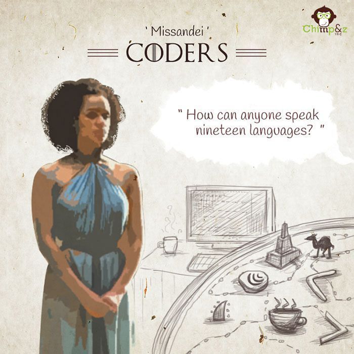 Los personajes de Game of Thrones en una agencia de publicidad 39 Agencia de Publicidad - Programador
