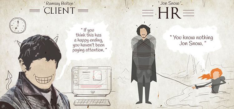 Los personajes de Game of Thrones en una agencia de publicidad 9 agencia publicidad game of thrones