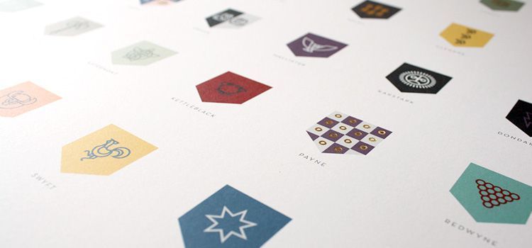 El fantástico rediseño de los escudos de Juego de Tronos 10 escudos juego tronos