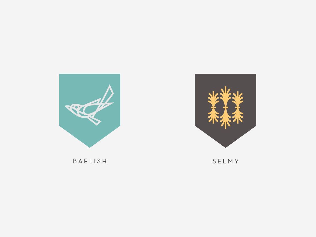 El fantástico rediseño de los escudos de Juego de Tronos 30 Diseño Gráfico Iconografía Juego de Tronos