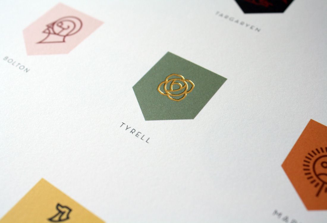 El fantástico rediseño de los escudos de Juego de Tronos 32 Diseño Gráfico Iconografía Juego de Tronos
