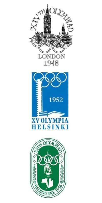 The evolution of the Olympic Games logo 28 Logotipos Juegos Olímpicos