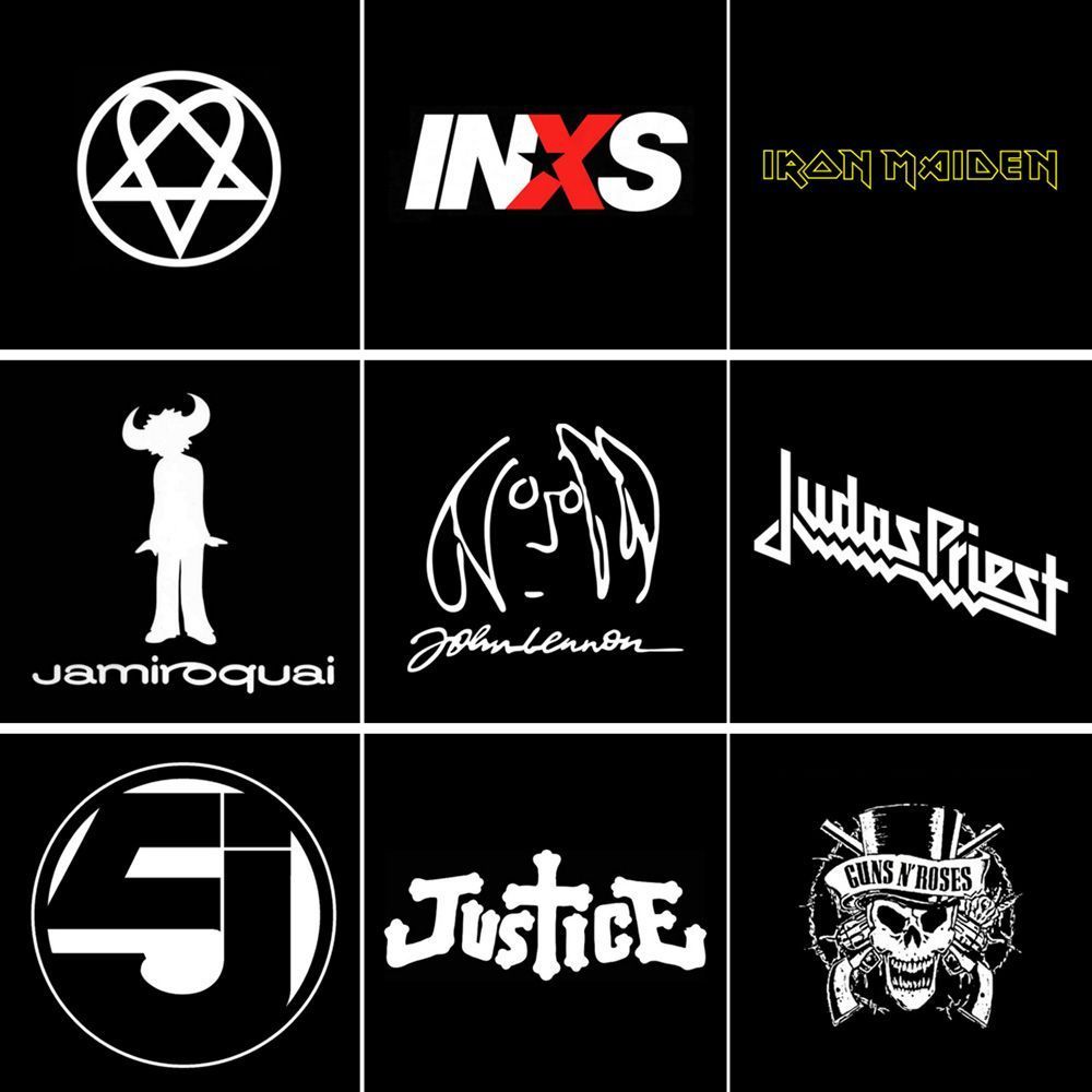 Los 100 mejores logotipos de grupos de Rock de la historia Los 100 mejores logotipos de grupos de Rock de la historia