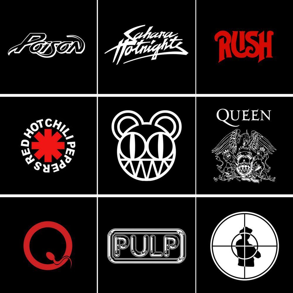 Los 100 mejores logotipos de Rock Los 100 mejores logotipos de Rock