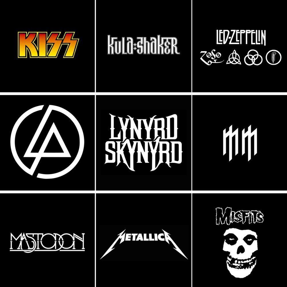 Los 100 mejores logotipos de Rock de la historia Los 100 mejores logotipos de Rock de la historia