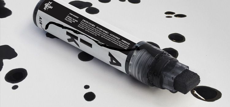 Air-Ink: El rotulador de tinta hecha con polución reciclada 3 air ink rotulador polucion 1