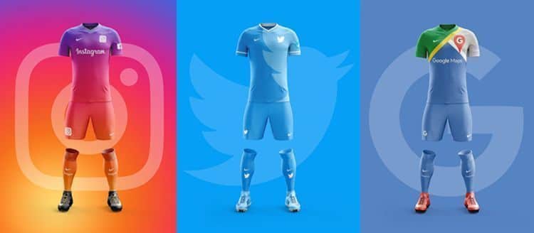 Como serían las redes sociales si fueran equipos de fútbol 4 equipaciones de futbo redes sociales