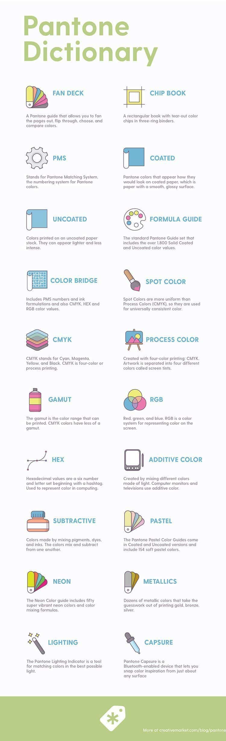 Diccionario Pantone: 20 términos que debes conocer 6 Diccionario Pantone