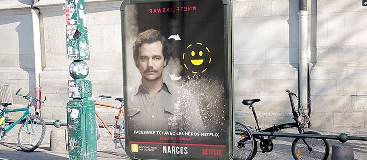 La campaña de publicidad de Netflix utilizando Face Swap 7 publicidad netflix faceswap 1
