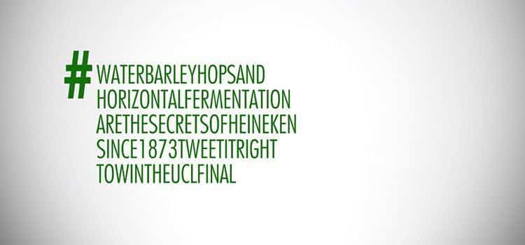 El hashtag de Heineken definitivo en opis por Milán 10 hashtag de heineken