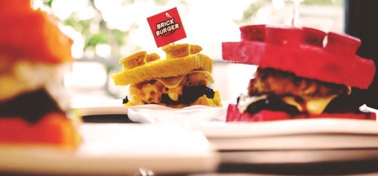 Las Hamburguesas con forma de Lego de Brick Burger 7 hamburguesas de lego