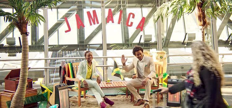 A funny marketing campaign of JetBlue to promote Jamaica 5 Acción de Publicidad de JetBlue