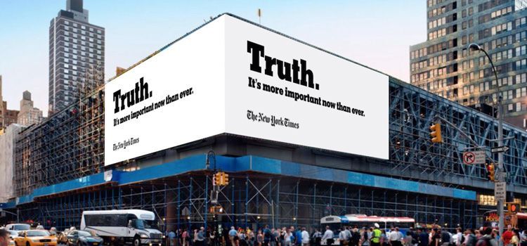 The first New York Times TV Commercial in 10 years: 'The Truth is Hard' 3 Spot del New York Times