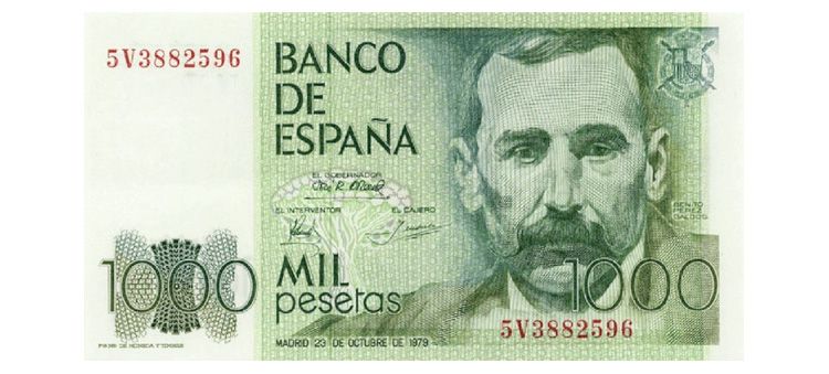 Grandes Diseñadores Gráficos: Cruz Novillo 20 Billete 1000 pesetas Cruz Novillo