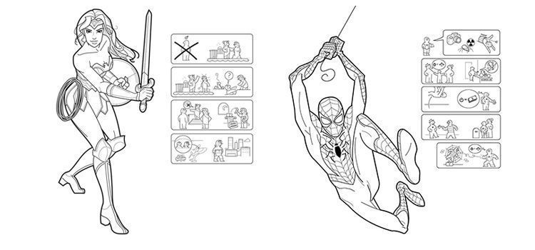Superheroes reimagined with Ikea's Style 9 Superheroes Ikea