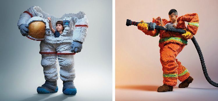 campaña grafica de lego build the future