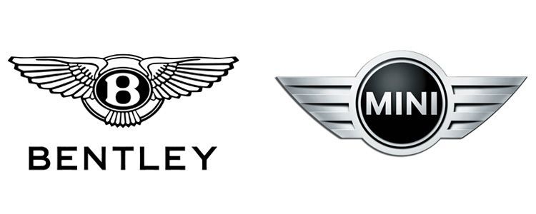 10 logotipos muy similares entre las grandes marcas 20 Logotipos Similares: Bentley vs Mini