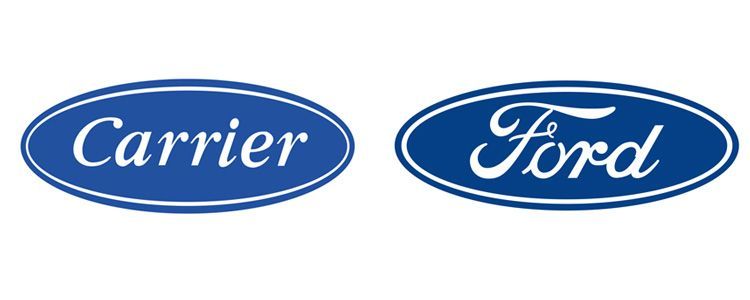 Logotipos Similares: Carrier vs Ford Logotipos Similares: Carrier vs Ford