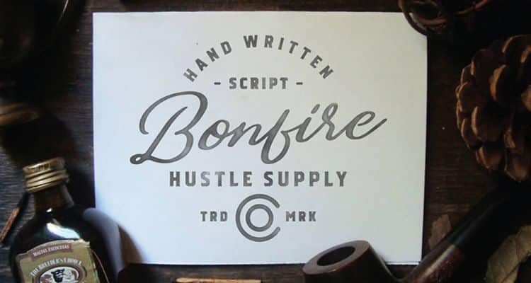 Las 10 mejores tipografías gratuitas 33 Tipografía Bonfire Gratuita