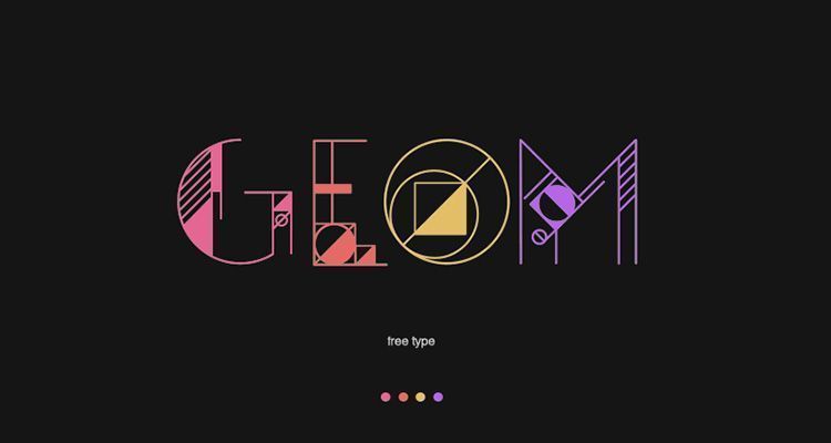 Las 10 mejores tipografías gratuitas 38 Tipografía Geom Gratuita