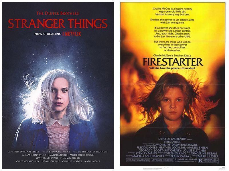 Los carteles de Stranger Things y sus películas de referencia 23 Cartel Stranger Things - Firestarter