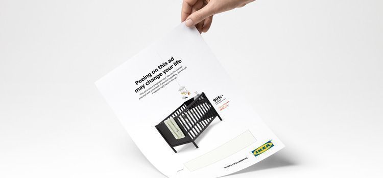 Ikea Wants You to Pee on This Ad 3 Pee on this Ad Ikea