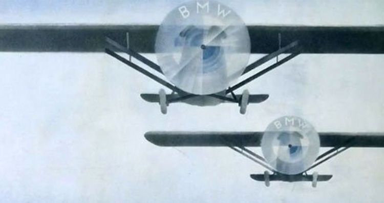 La historia del Logo de BMW 31 Helice aviones BMW