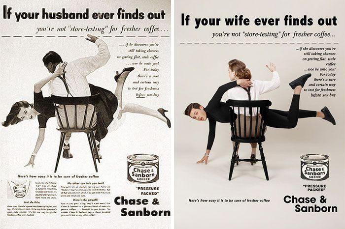 La publicidad sexista de los años 50 con los roles cambiados 27 publicidad sexista eli rezkallah 04