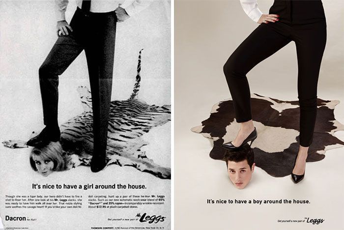 La publicidad sexista de los años 50 con los roles cambiados 28 Publicidad Sexista de los años 50
