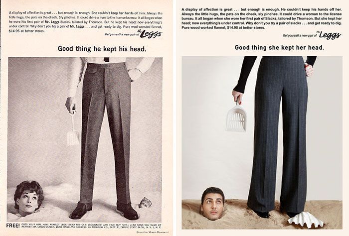 La publicidad sexista de los años 50 con los roles cambiados 31 Publicidad Sexista de los años 50