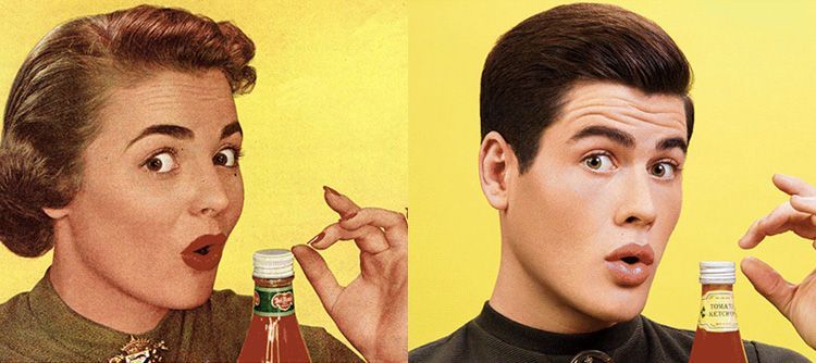 La publicidad sexista de los años 50 con los roles cambiados 23 Publicidad Sexista