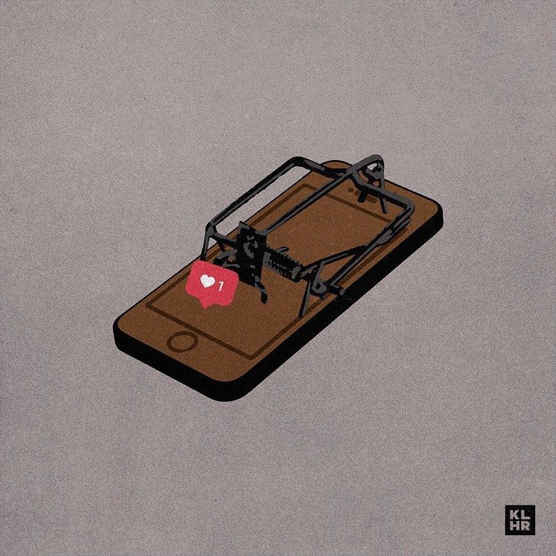 Las ilustraciones de Kevin Lau que denuncian la tirania de las redes sociales 40 Ilustraciones de Kevin Lau