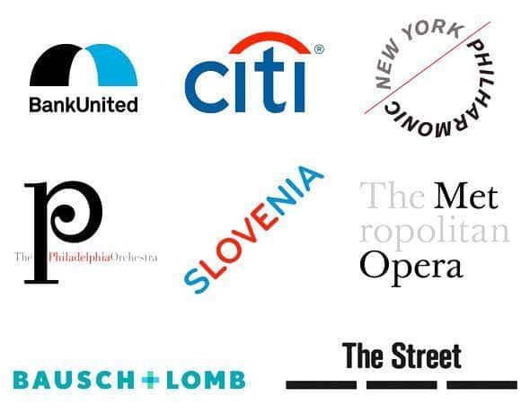 Grandes Diseñadoras Gráficas: Paula Scher 41 Paula Scher Logos