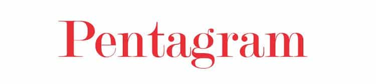 Grandes Diseñadoras Gráficas: Paula Scher 34 Logo Pentagram